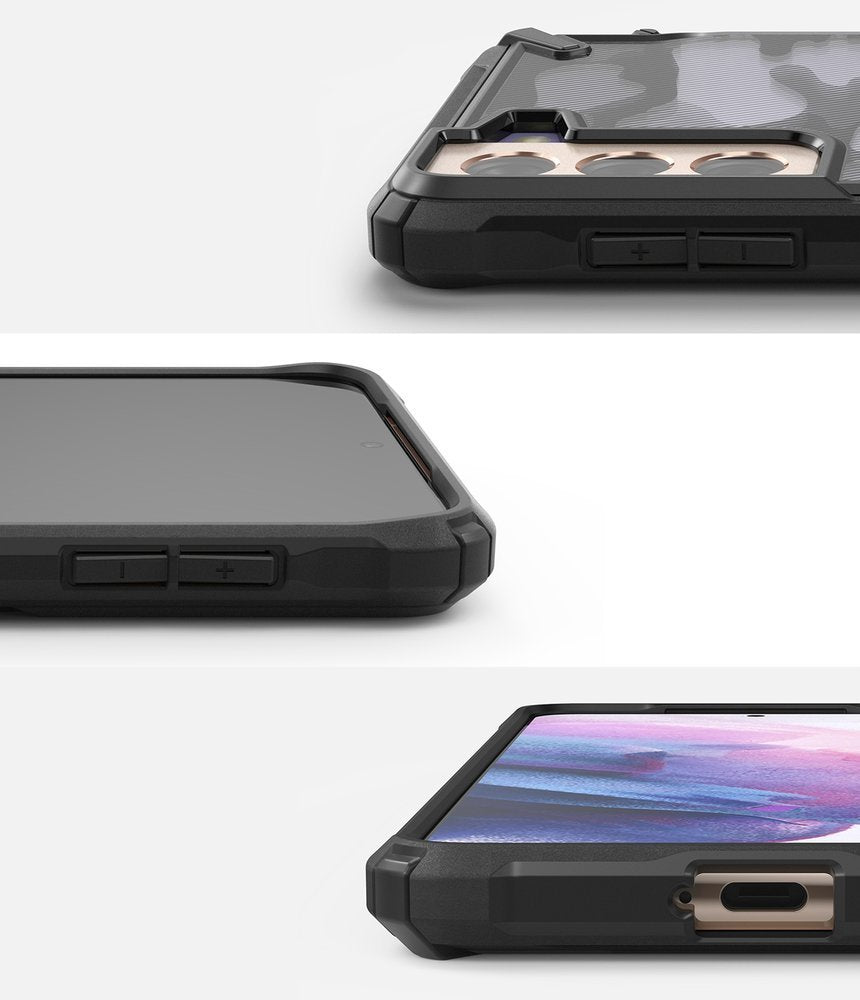 Ringke Fusion X Design izdržljiva maska za Samsung Galaxy S21+5G Camo