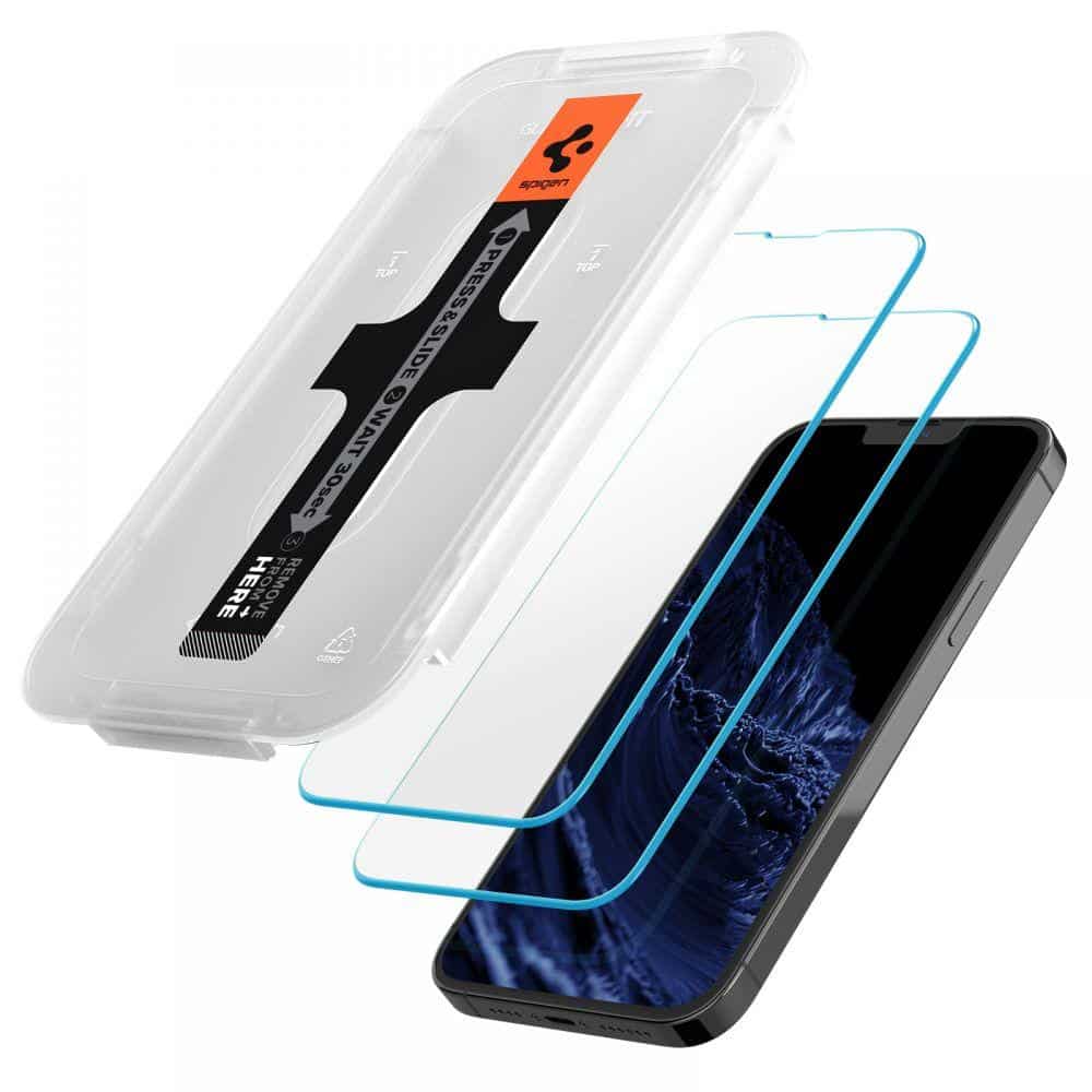 SPIGEN GLAS.TR EZ FIT ZAŠTITNO STAKLO 2 KOM ZA IPHONE 13 PRO MAX / IPHONE 14 PLUS