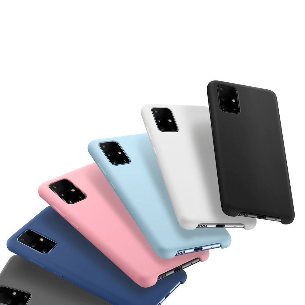 Silikonska futrola Meka fleksibilna gumena maska za Samsung Galaxy M51 crna