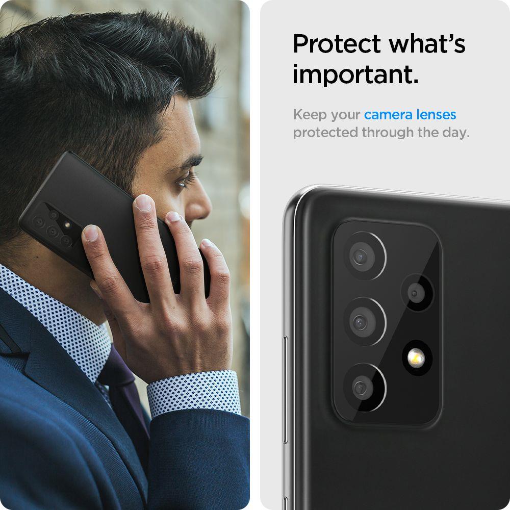 SPIGEN OPTIK.TR KALJENO STAKLO 2 KOM ZA KAMERU SAMSUNG GALAXY A72