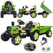 Zeleni traktor s prikolicom AKU
