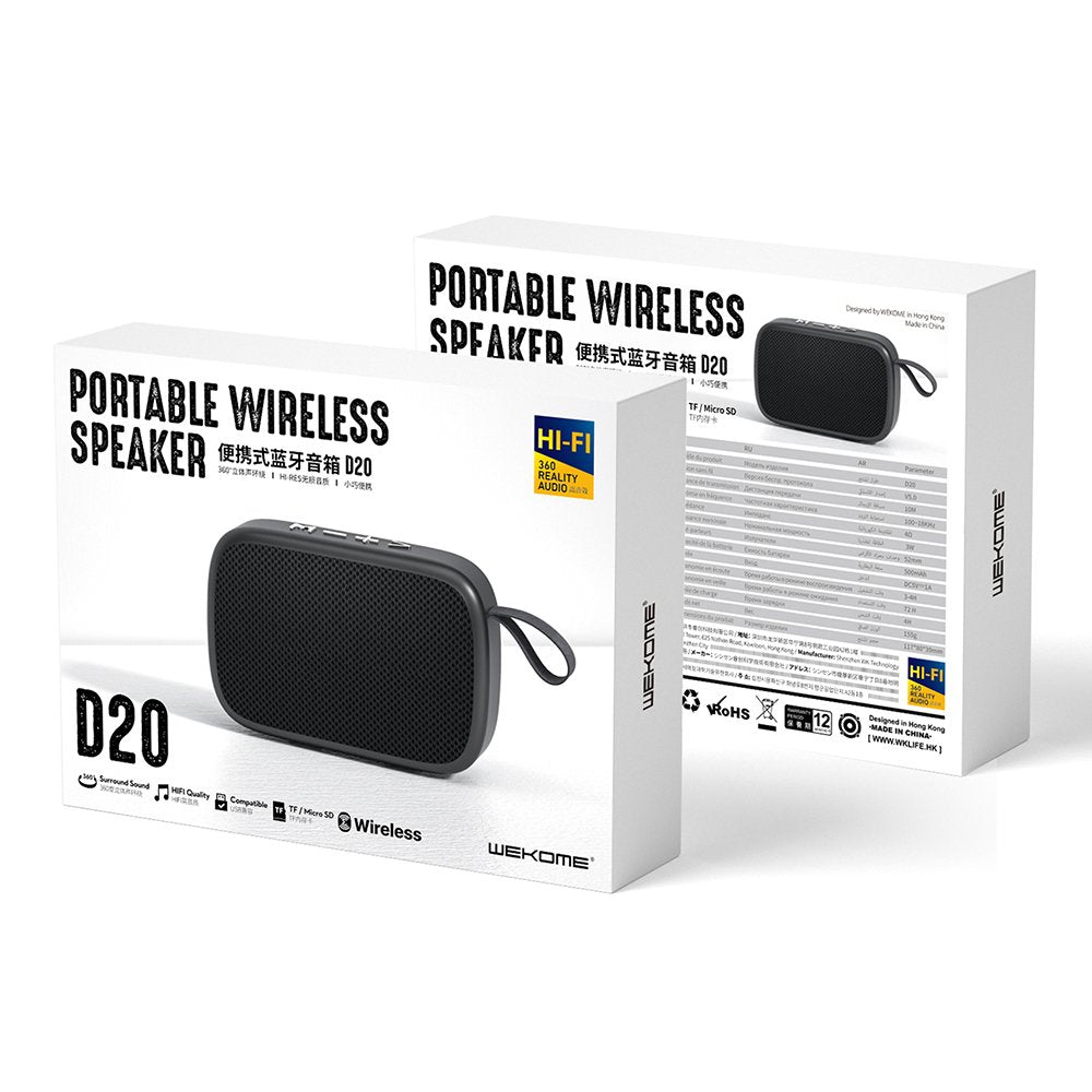 WK Design prijenosni bežični Bluetooth zvučnik BT 5.0
