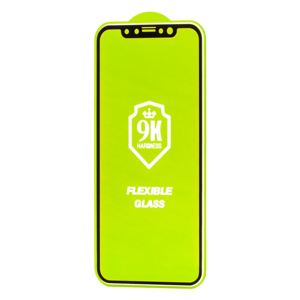 Full Cover Flexi Nano stakleno hibridni zaštitnik zaslona s okvirom za Samsung Galaxy M51 crni