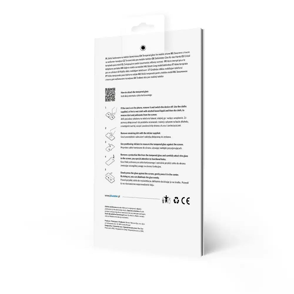 Blue Star 5D kaljeno staklo - za iPhone Xr/11 (full glue) crno