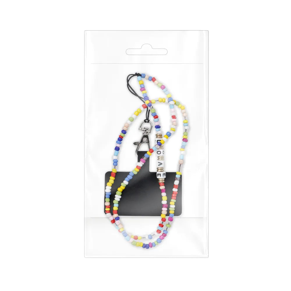 PIXIE privjesak za telefon / dužina konopa 68cm (34cm u omčici) / oko vrata - perle