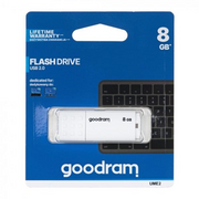 Goodram UME2 USB izbrisivi memorijski pogon 8 GB USB Tip-A 2.0 Bijelo
