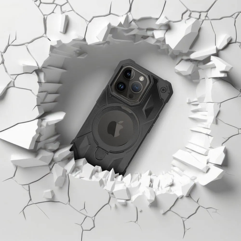 Armor Mag Cover maska kompatibilna s MagSafe za iPhone 15 Plus crna