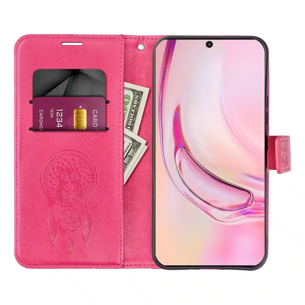 MEZZO Book case preklopna torbica za SAMSUNG GALAXY A55 5G dream catcher magenta
