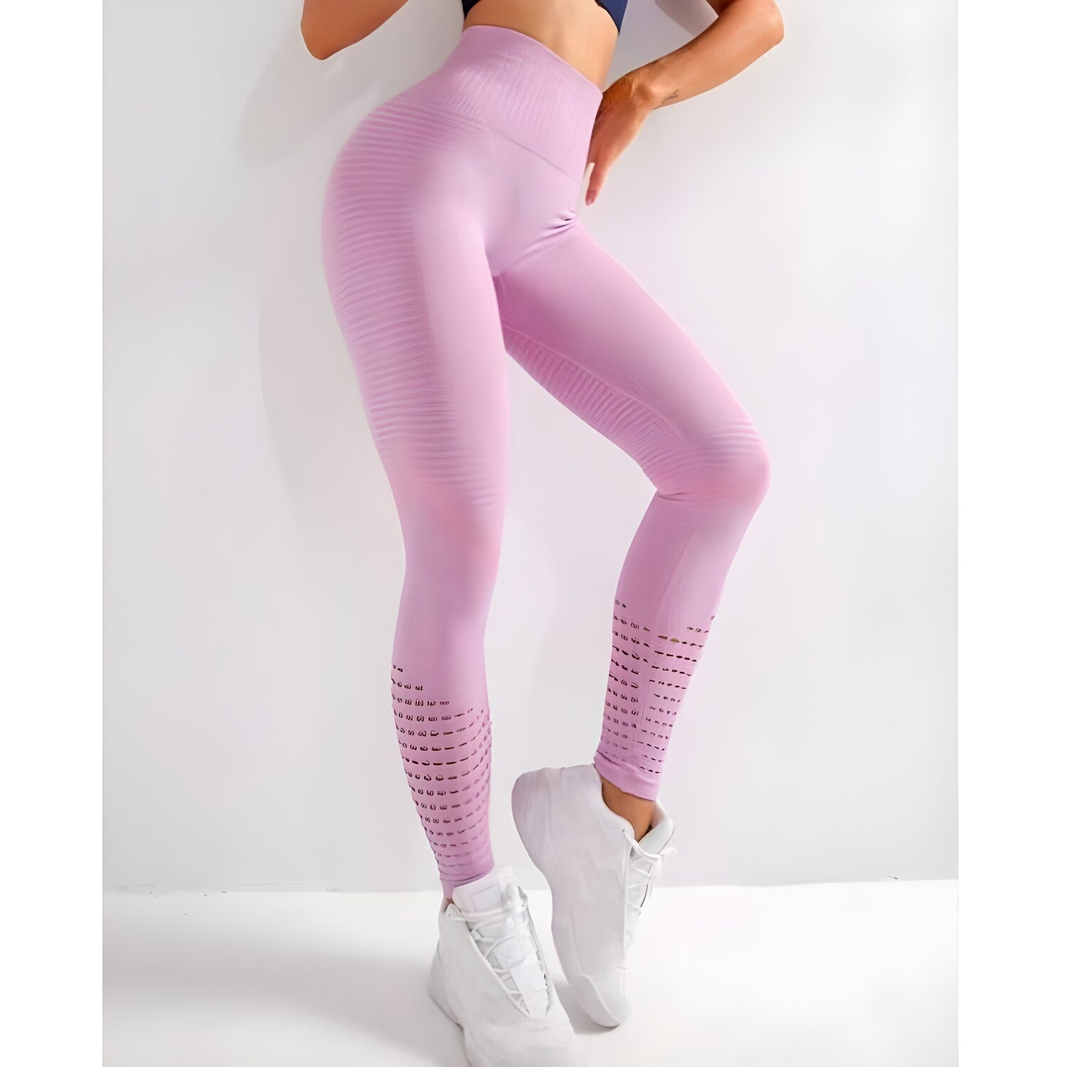 Tajice za fitness - Ružičasta / M KP15617