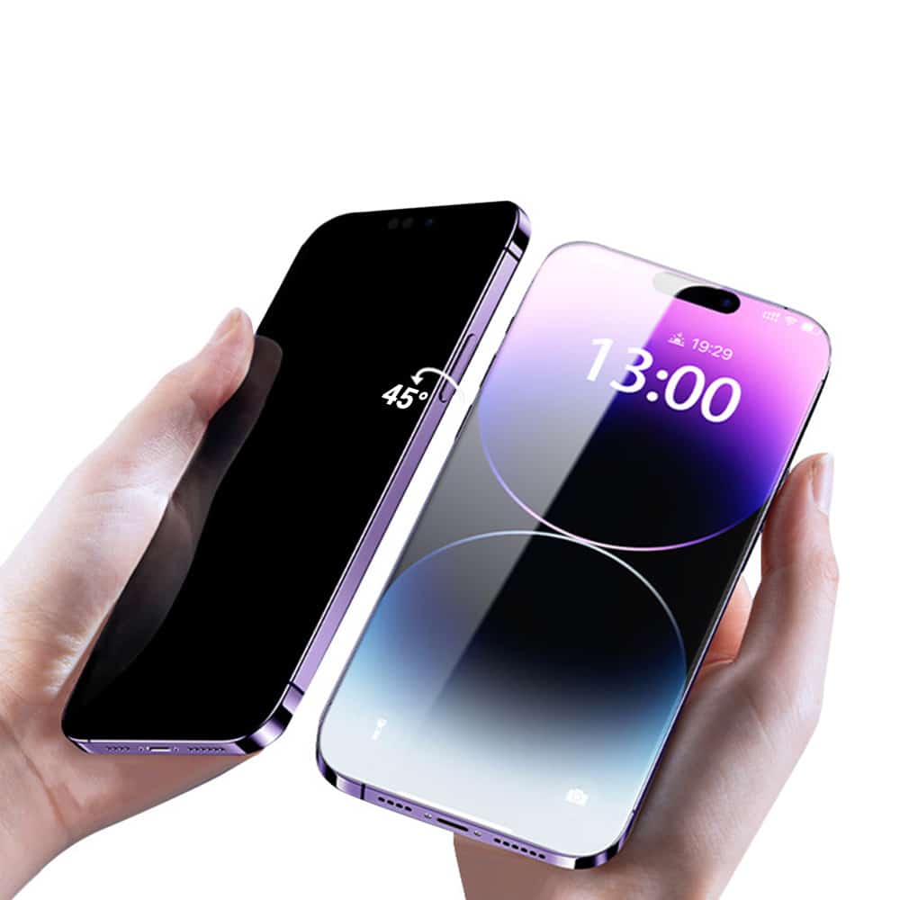 Kaljeno staklo Tel Protect 10X Privacy Titanium za Samsung Galaxy S26 (s otključavanjem otiskom prsta)