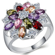 Prsten GL-29917 - Srebrna / Višebojni / 57mm KP29917