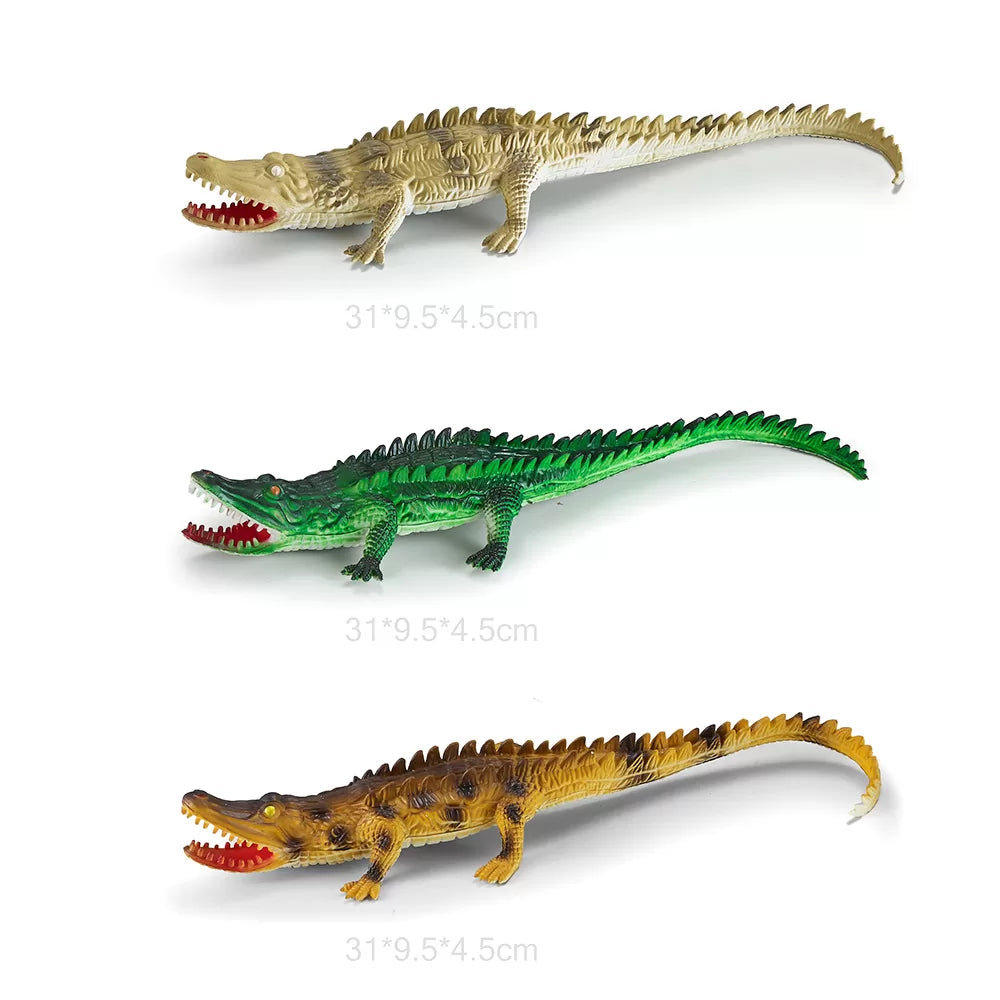 Gušter Animal World – realistične figure guštera za djecu Smeđa