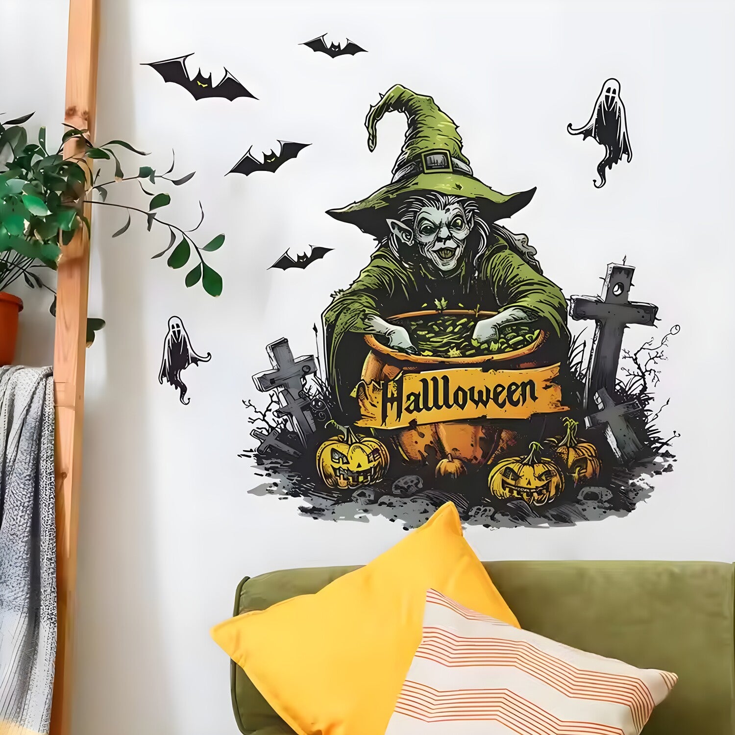 Naljepnica za zid / Tapeta Halloween KP34624