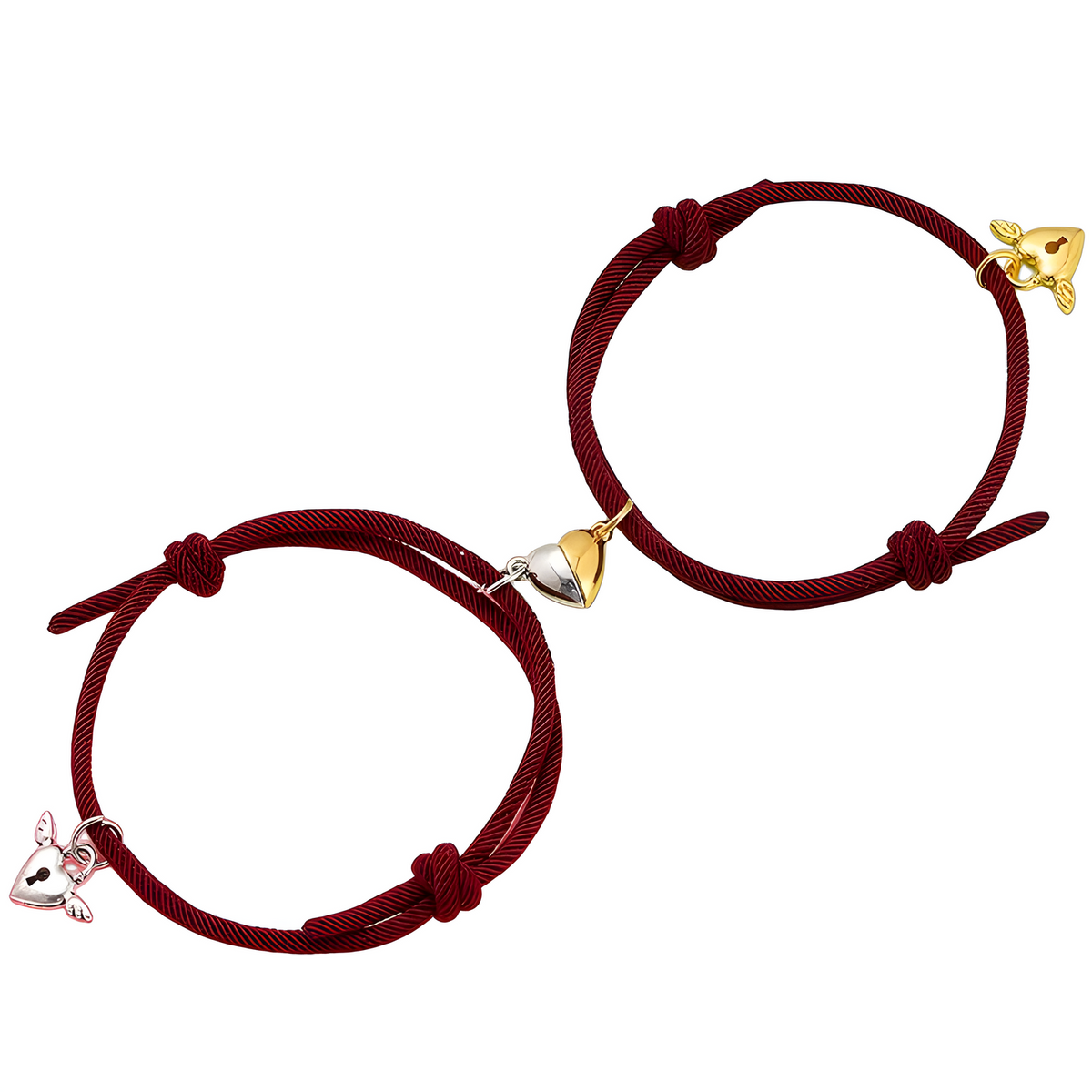 Narukvice Heart Magnet - Bordo