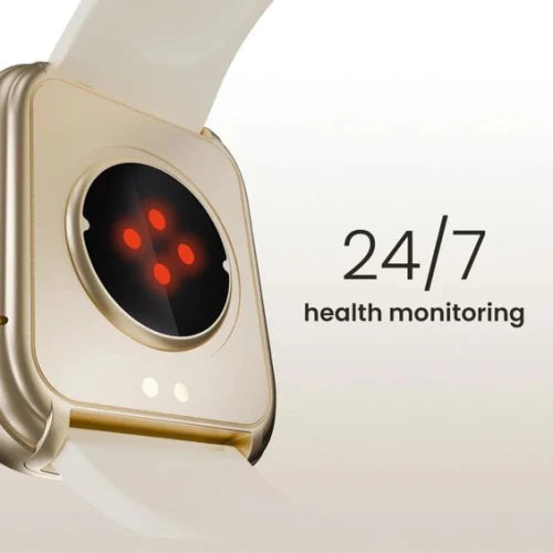 HiFuture LUME Smartwatch – Champagne Gold, 1.85" IPS Display & 100+ Sportmodi