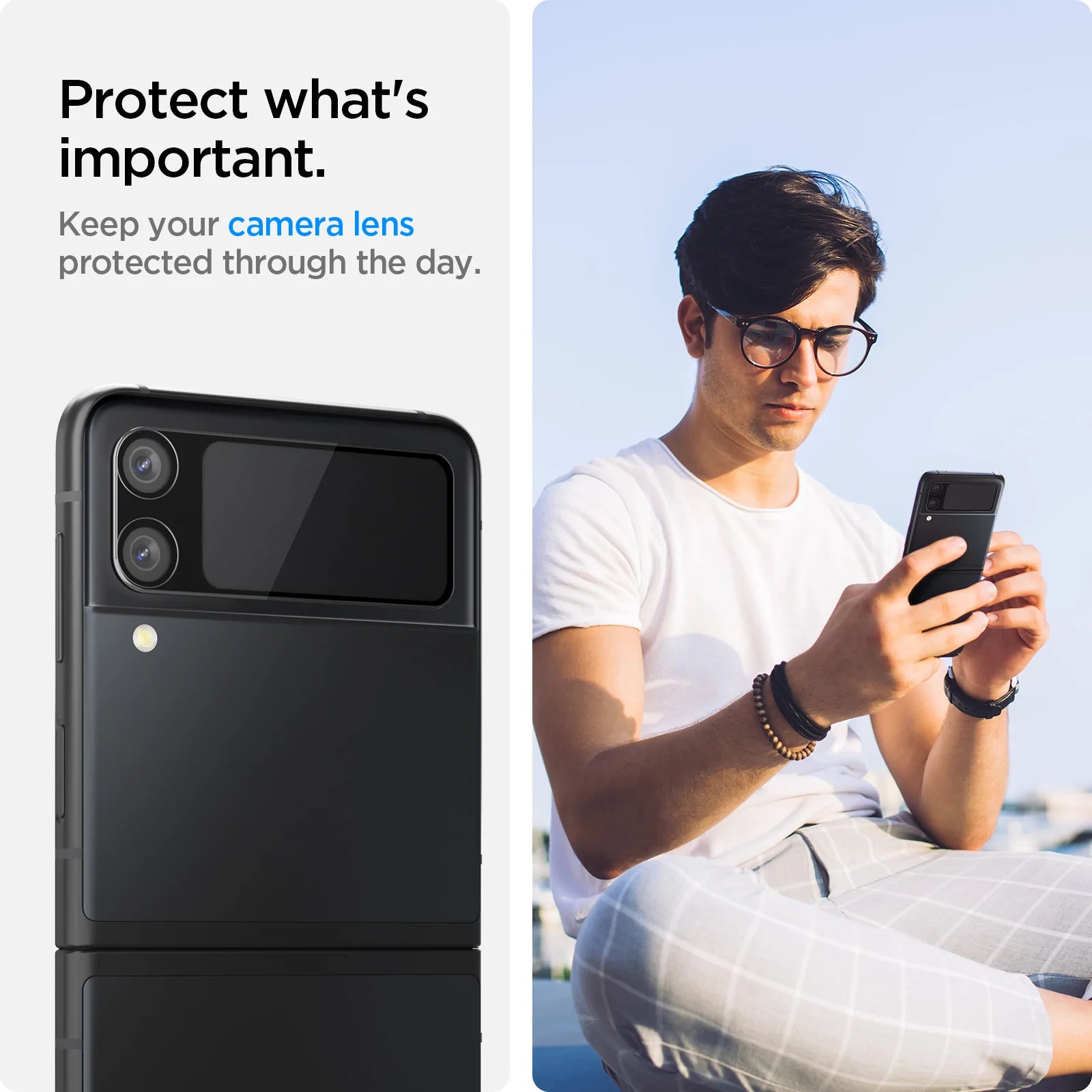 Spigen - Optik.TR staklo za kameru (2 kom) - Samsung Galaxy Z Flip 3 5G