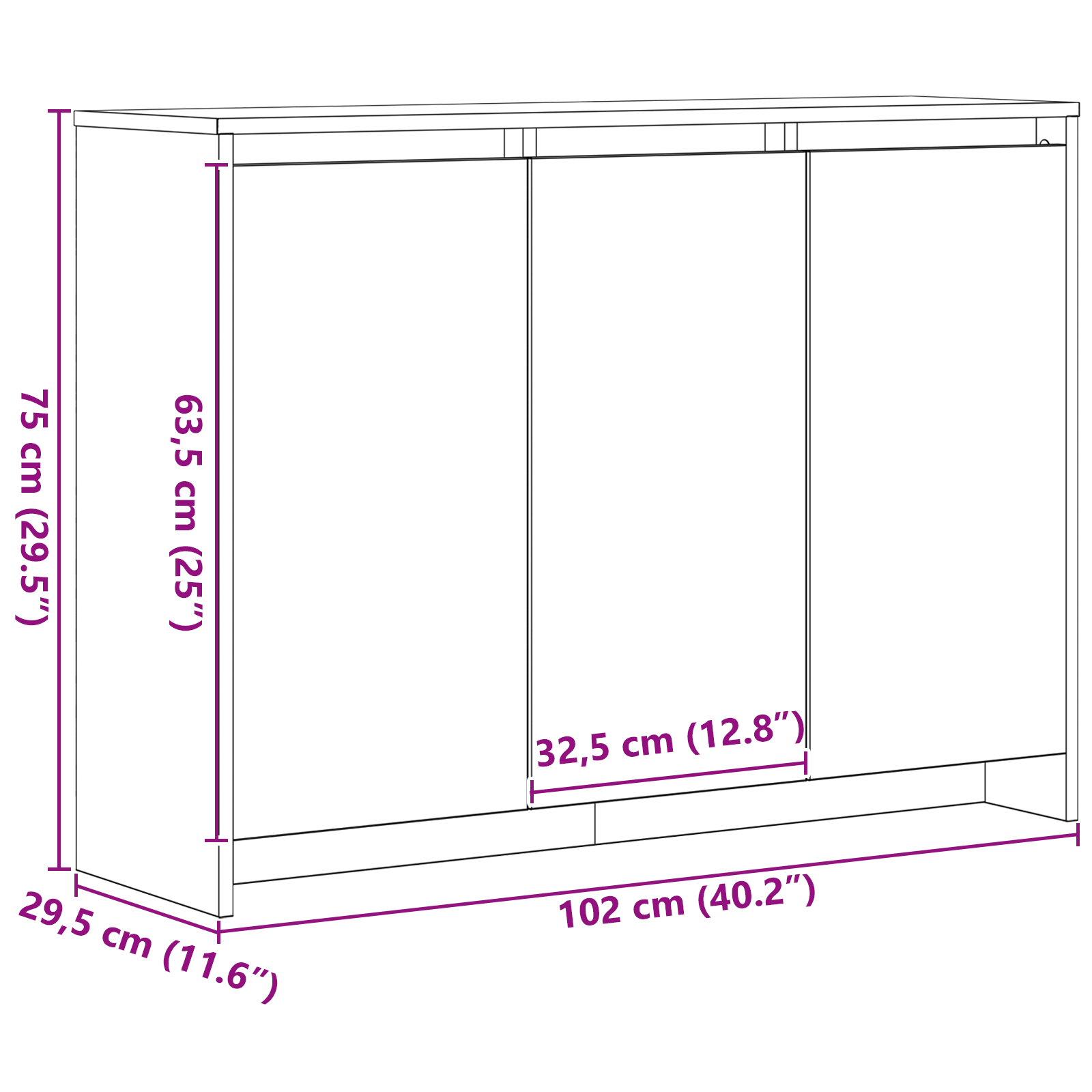 Kreveta Crna 102 x 29.5 x 75 cm Konstruirano drvo