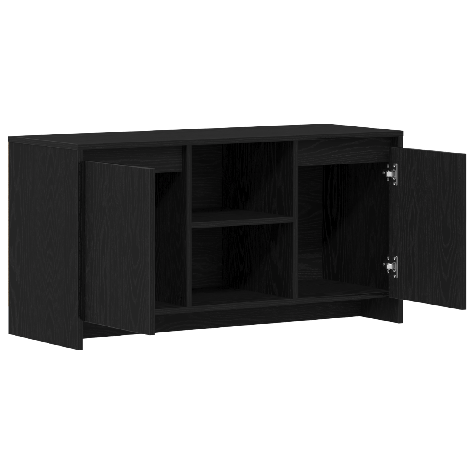 TV ormar Crni hrast 102 x 37,5 x 52,5 cm Konstruirano drvo