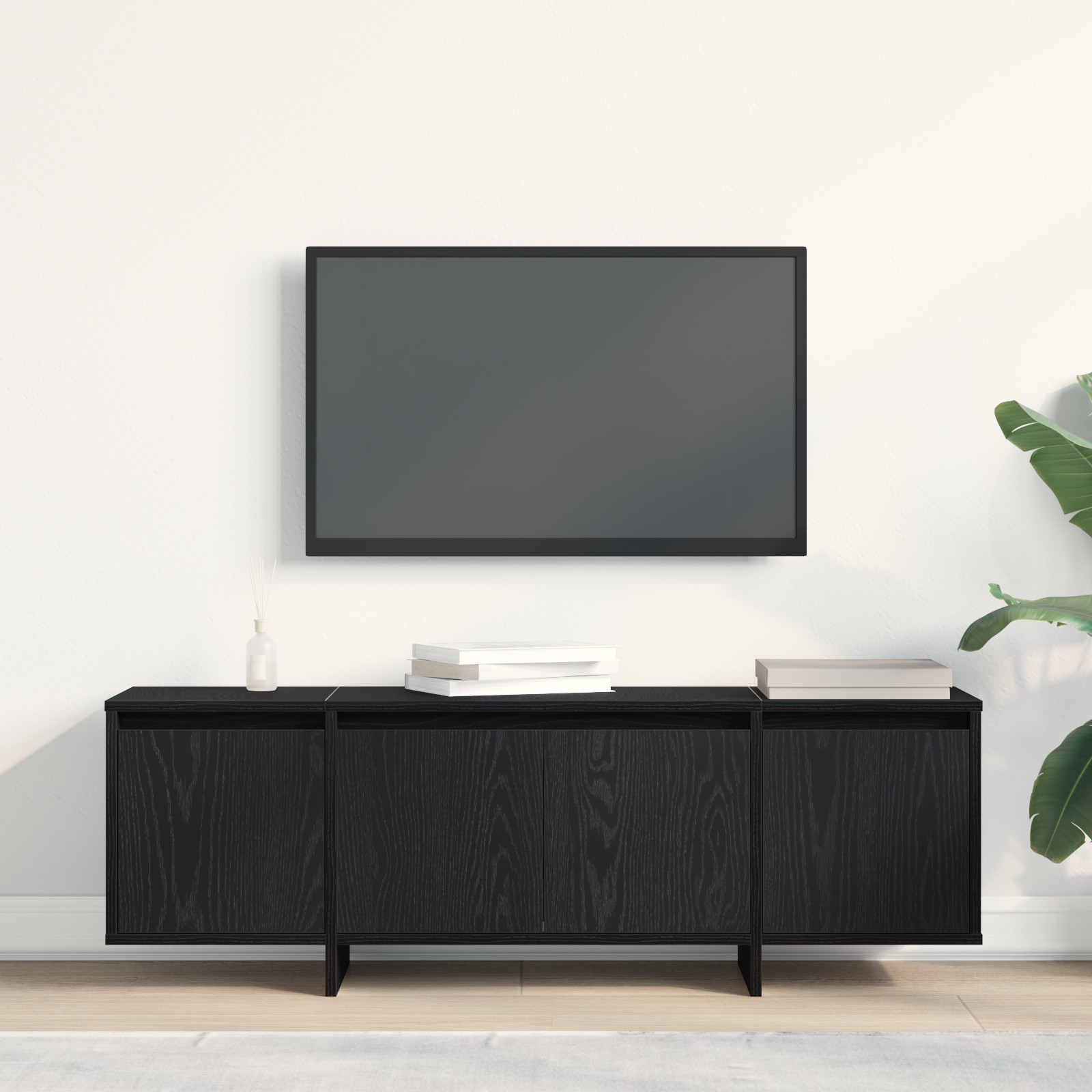 TV ormar Crni hrast 120 x 30 x 40,5 cm Konstruirano drvo
