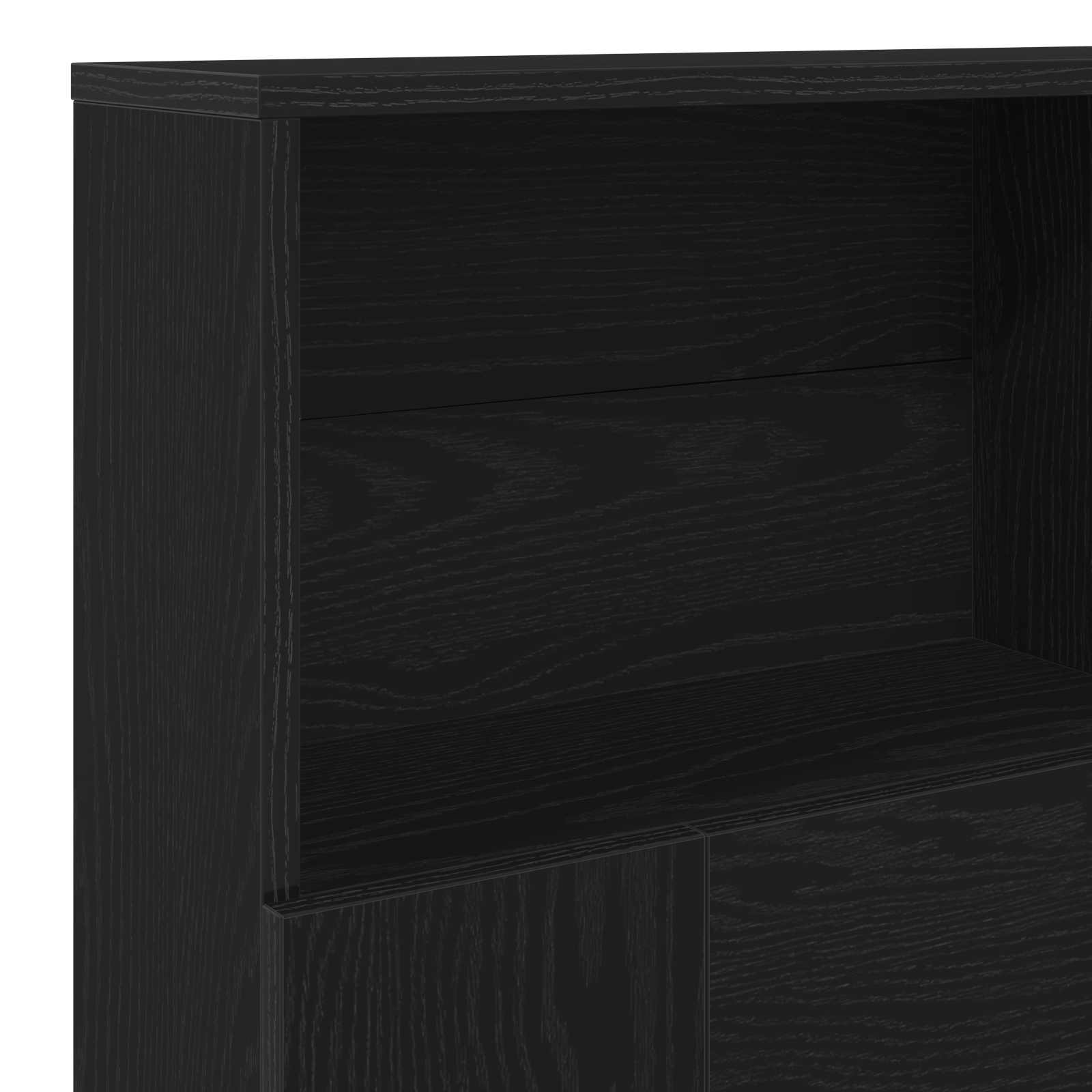 Glava kreveta s ormarićem Zidne Crni hrast 200 x 19 x 103,5 cm