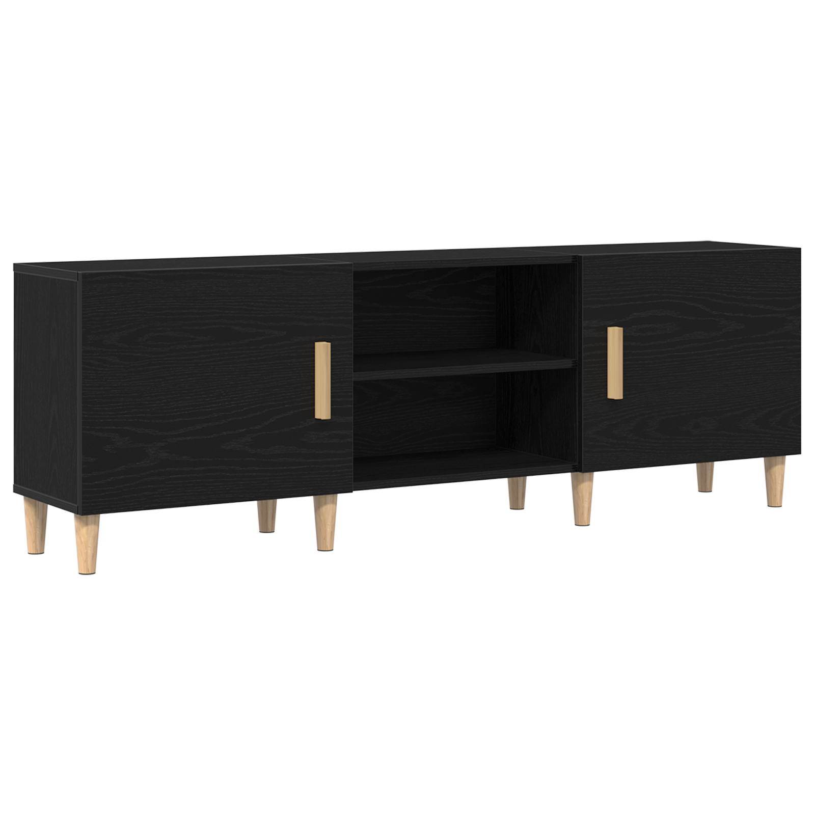 TV ormar Crni hrast 150 x 30 x 50 cm Konstruirano drvo