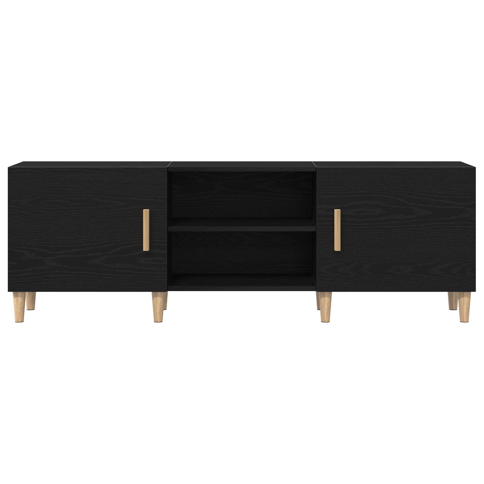 TV ormar Crni hrast 150 x 30 x 50 cm Konstruirano drvo