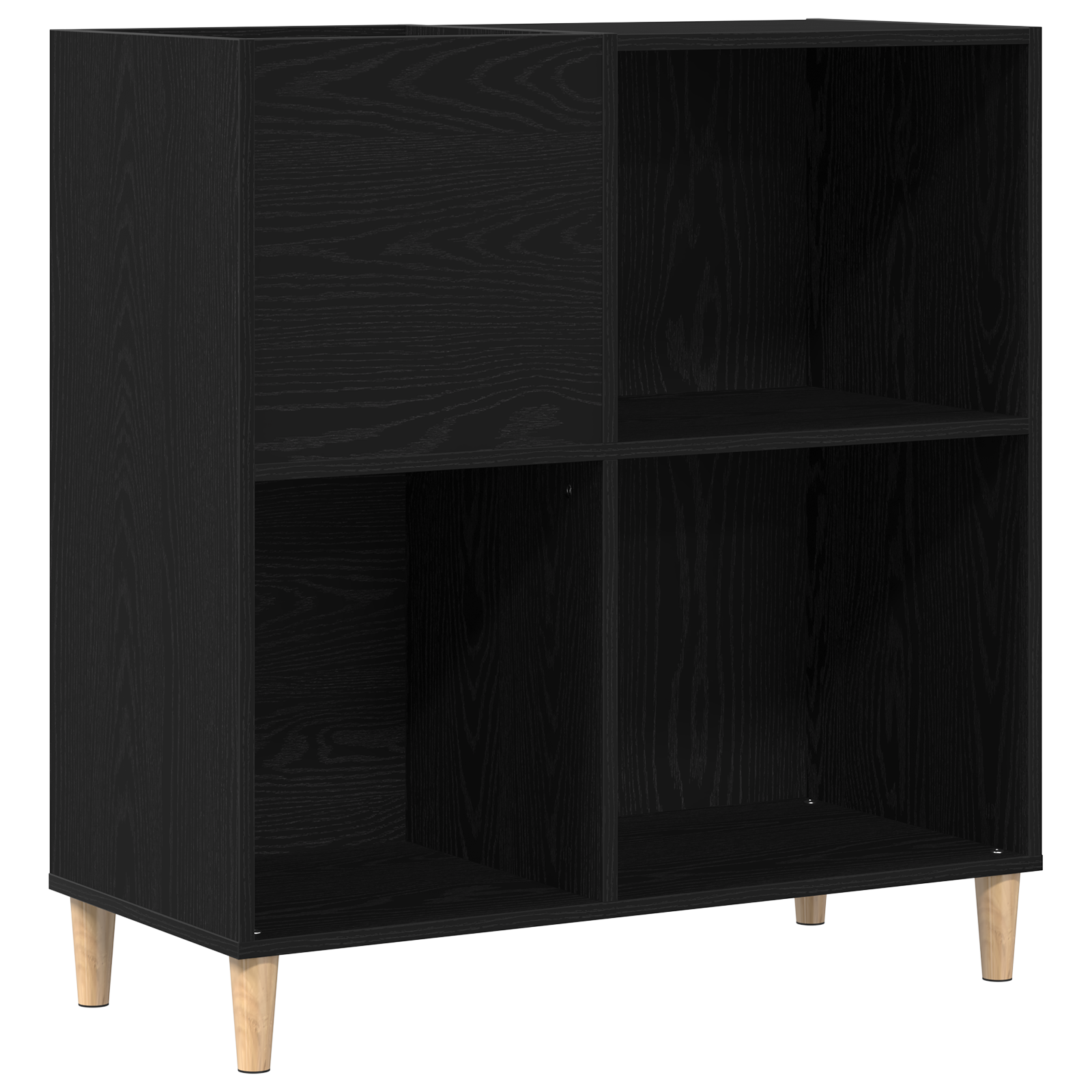 Ormar za ploče Crni hrast 84,5 x 38 x 89 cm Konstruirano drvo