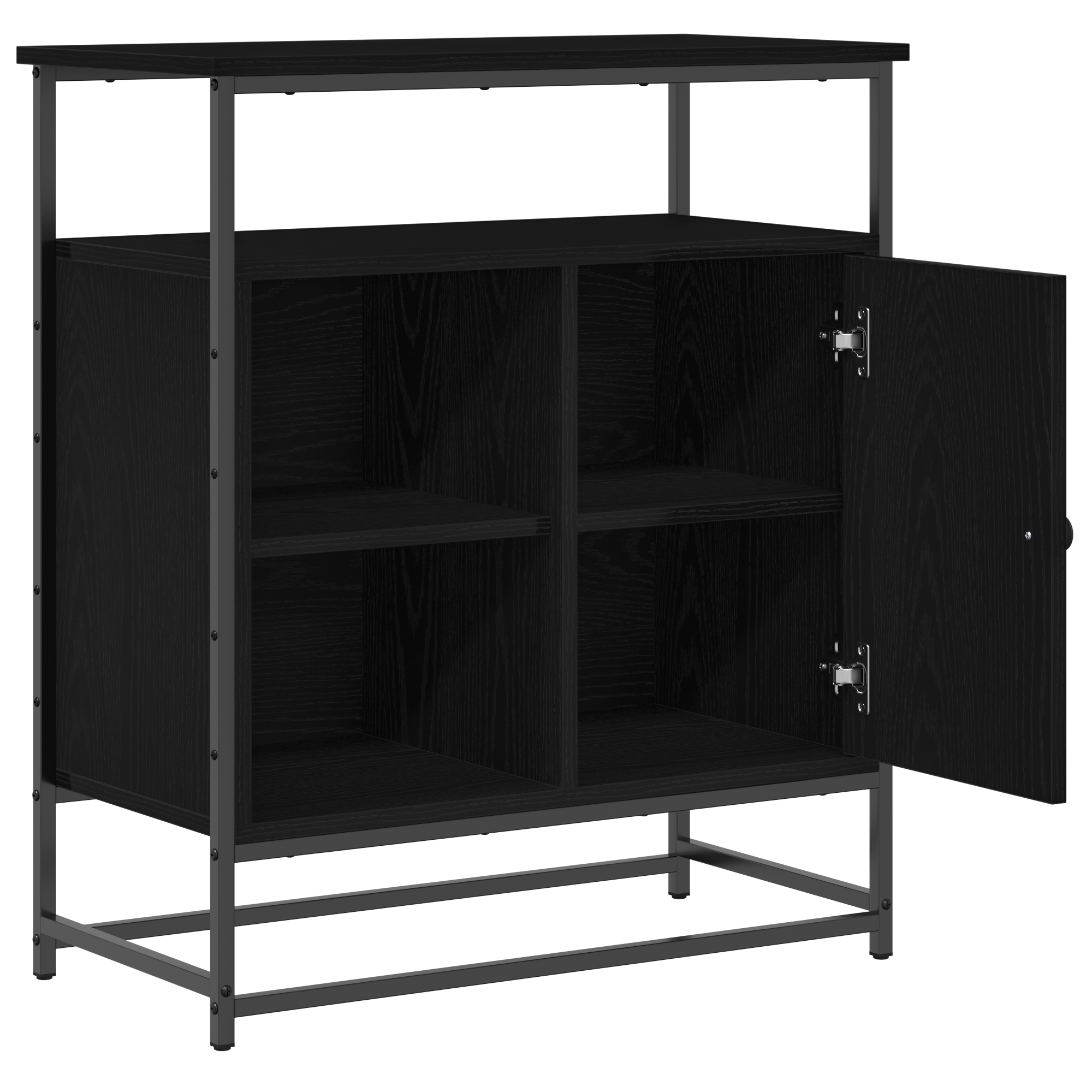 Kreveta Crni hrast 69 x 35 x 80 cm Konstruirano drvo
