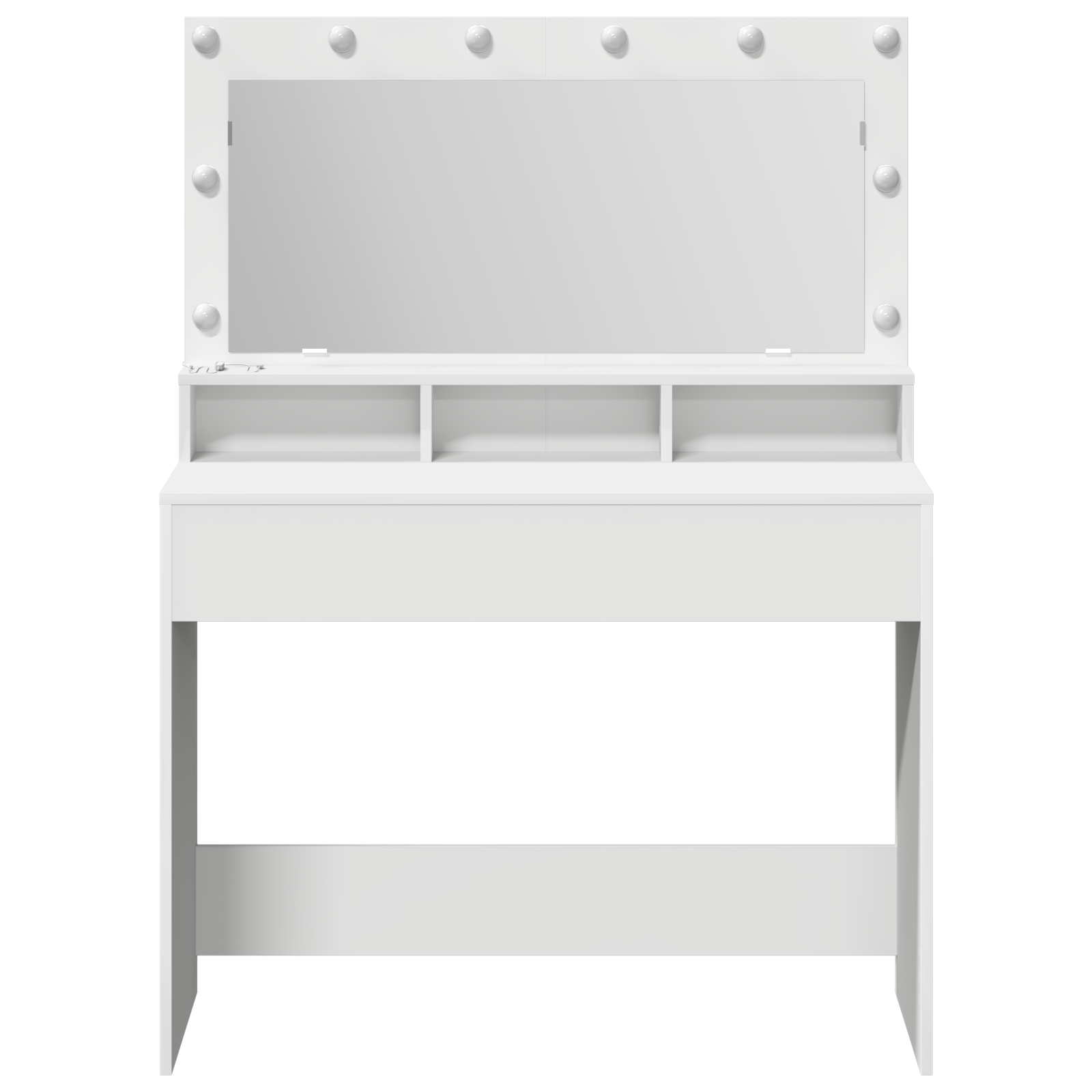 Toaletni stol Bijelo 100 x 41 x 135 cm Konstruirano drvo