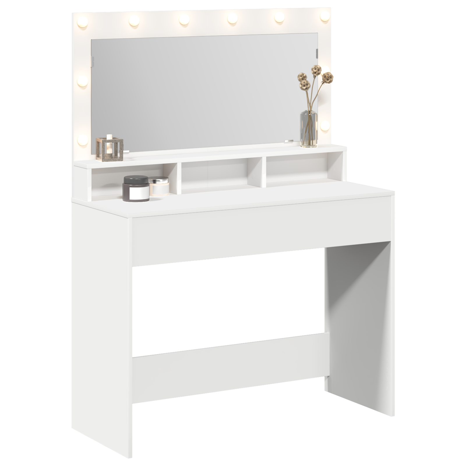 Toaletni stol Bijelo 100 x 41 x 135 cm Konstruirano drvo