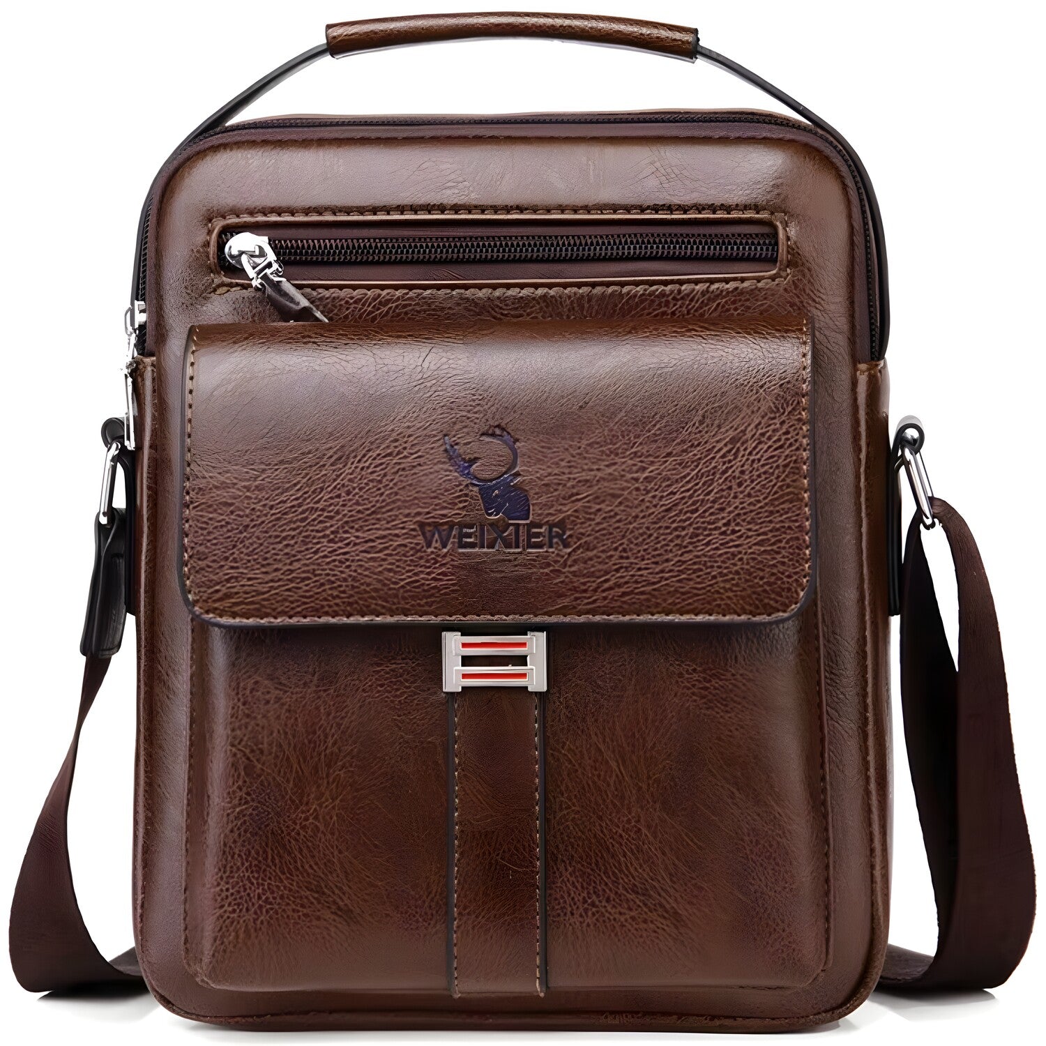 Muška Crossbody Torba WEIXIER EV-35700 - Tamno Smeđa KP35700