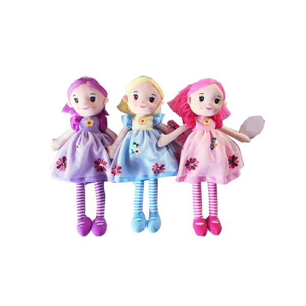 Krpena lutka Cvijetka Tirkizna