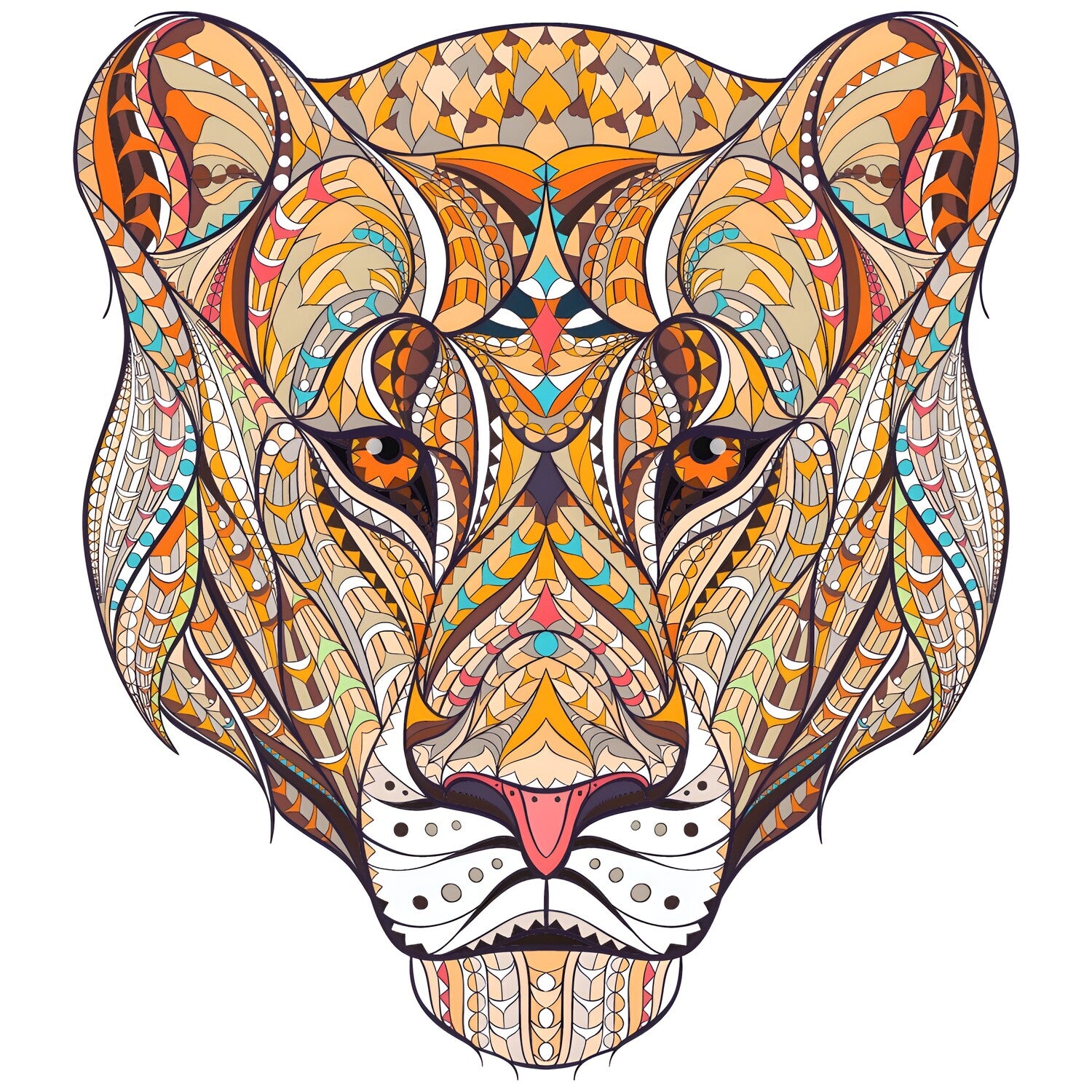 Drvene puzzle - Leopard / M KP21928