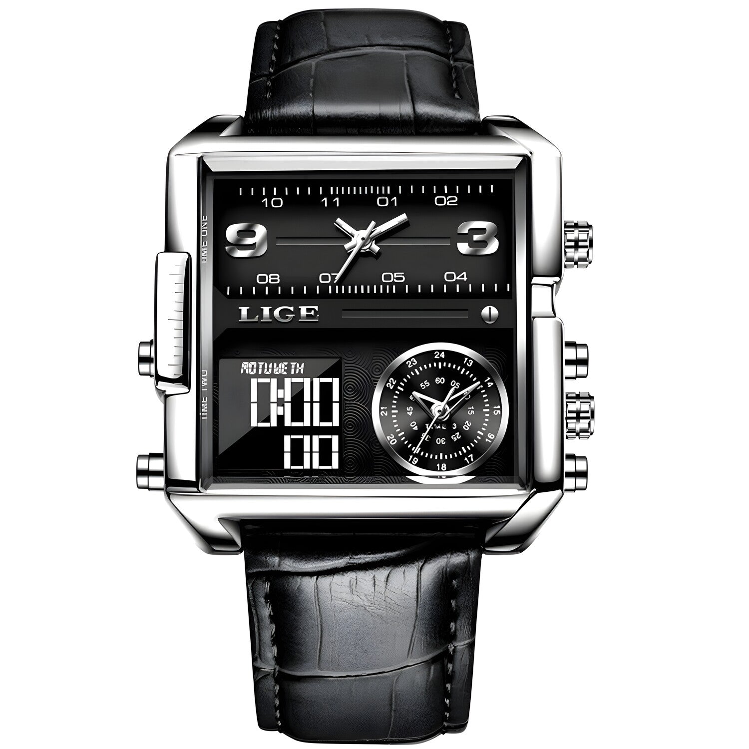 Sat LIGE XU-35206 - Crna / Srebrna KP35206
