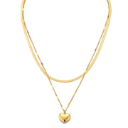 Ogrlica Love you - Zlatna KP26939