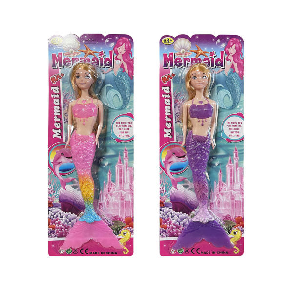 Lutka Sirena Mermaid 29 cm – Čarobna igračka za male sanjare Ljubičasta