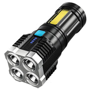 Maxi LED svjetiljka s USB punjenjem - Crna KP26840
