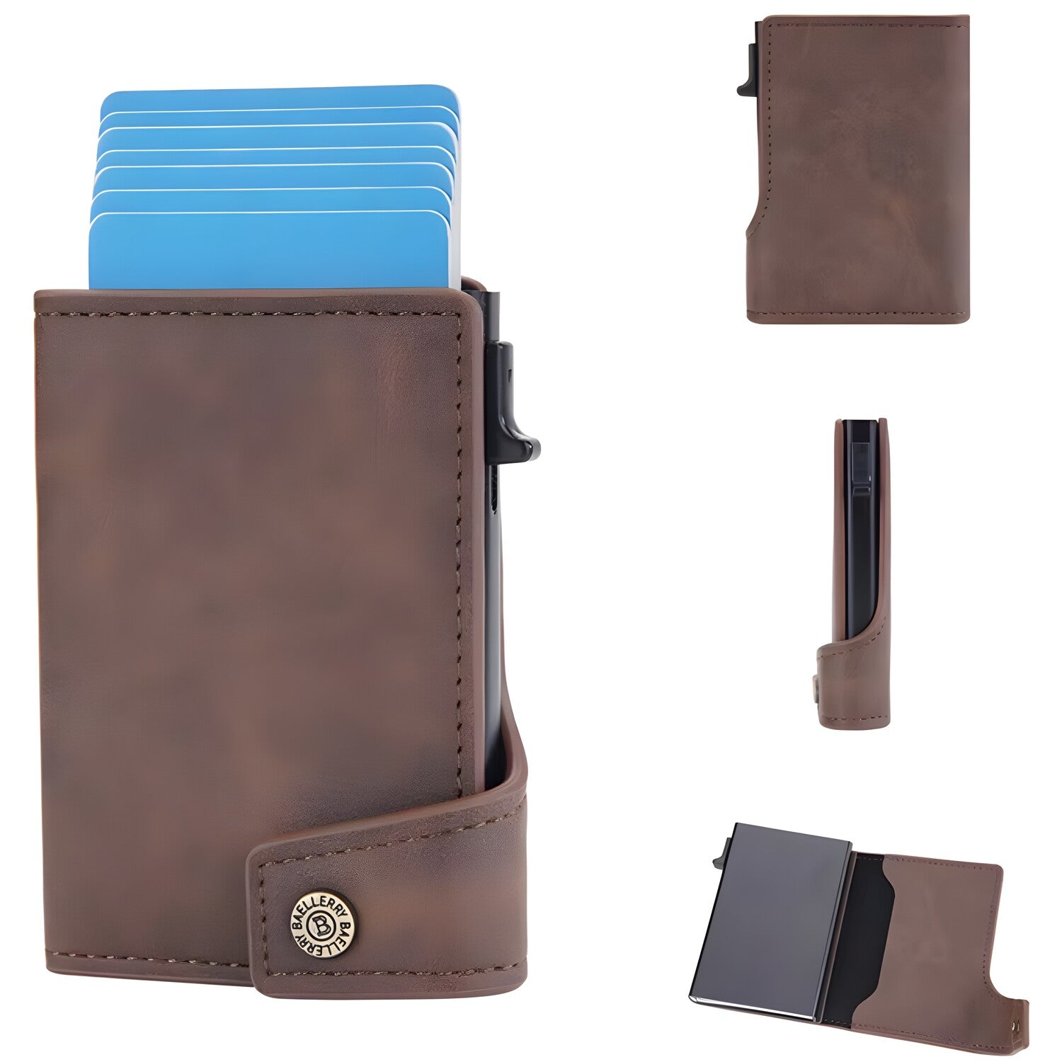 WALLET NO-36221 - Tamno smeđa KP36221