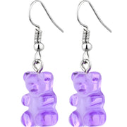 Naušnice Bear - Ljubičasta KP38302