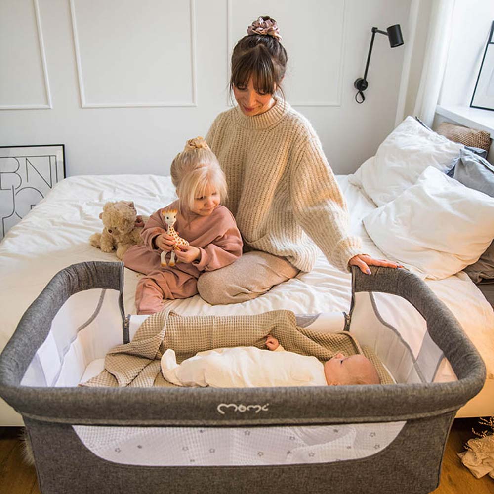 MoMi SMART BED 4u1 krevetić, siva