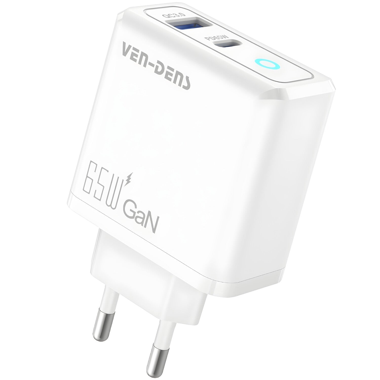 Type - C + USB Brzi punjač Putni adapter - Bijela KP34855