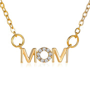 Ogrlica Mom - Zlatna KP28445