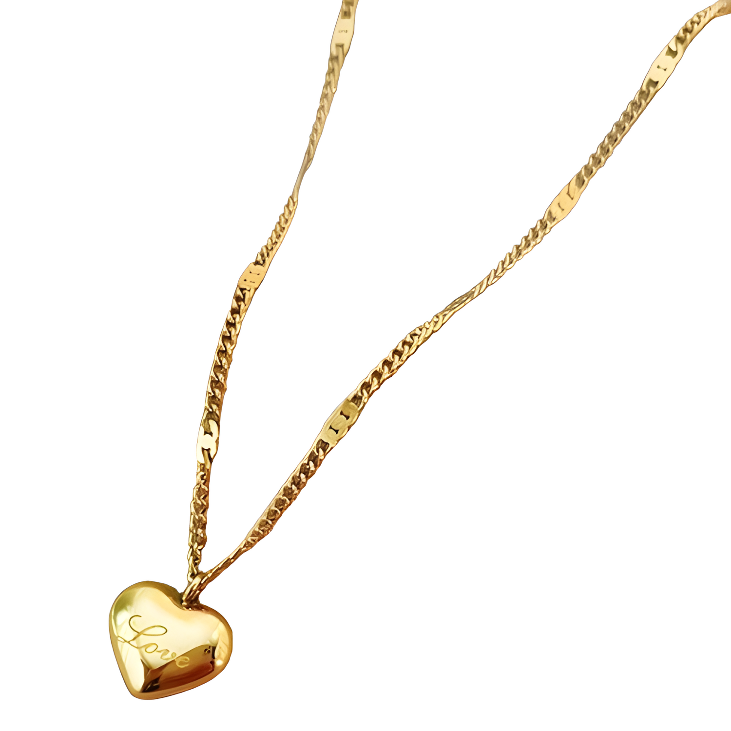 Ogrlica Love - Zlatna KP26892