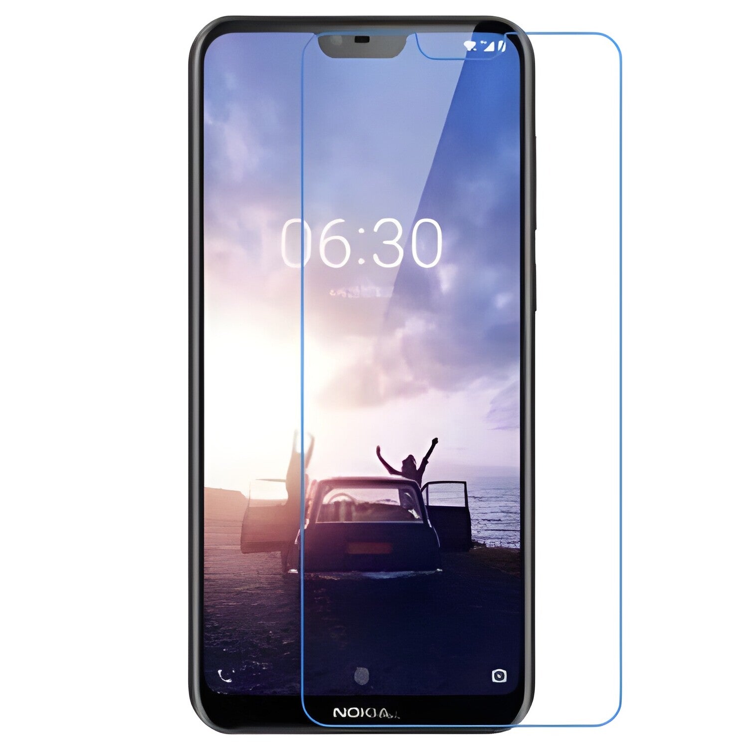 Premium kaljeno staklo 9H za Nokia 7.1 Plus - Prozirna KP26622