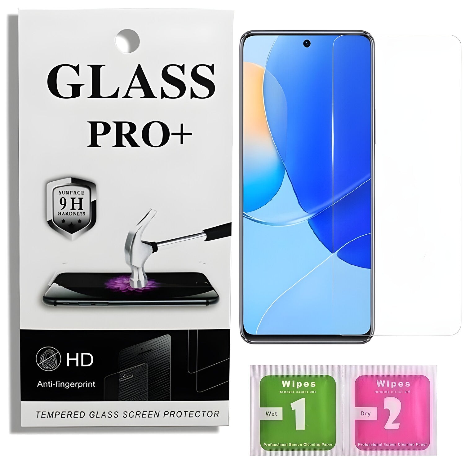 Prémično zaštitno staklo 9D Izmael za Infinix Hot 40i - Prozirna KP33681