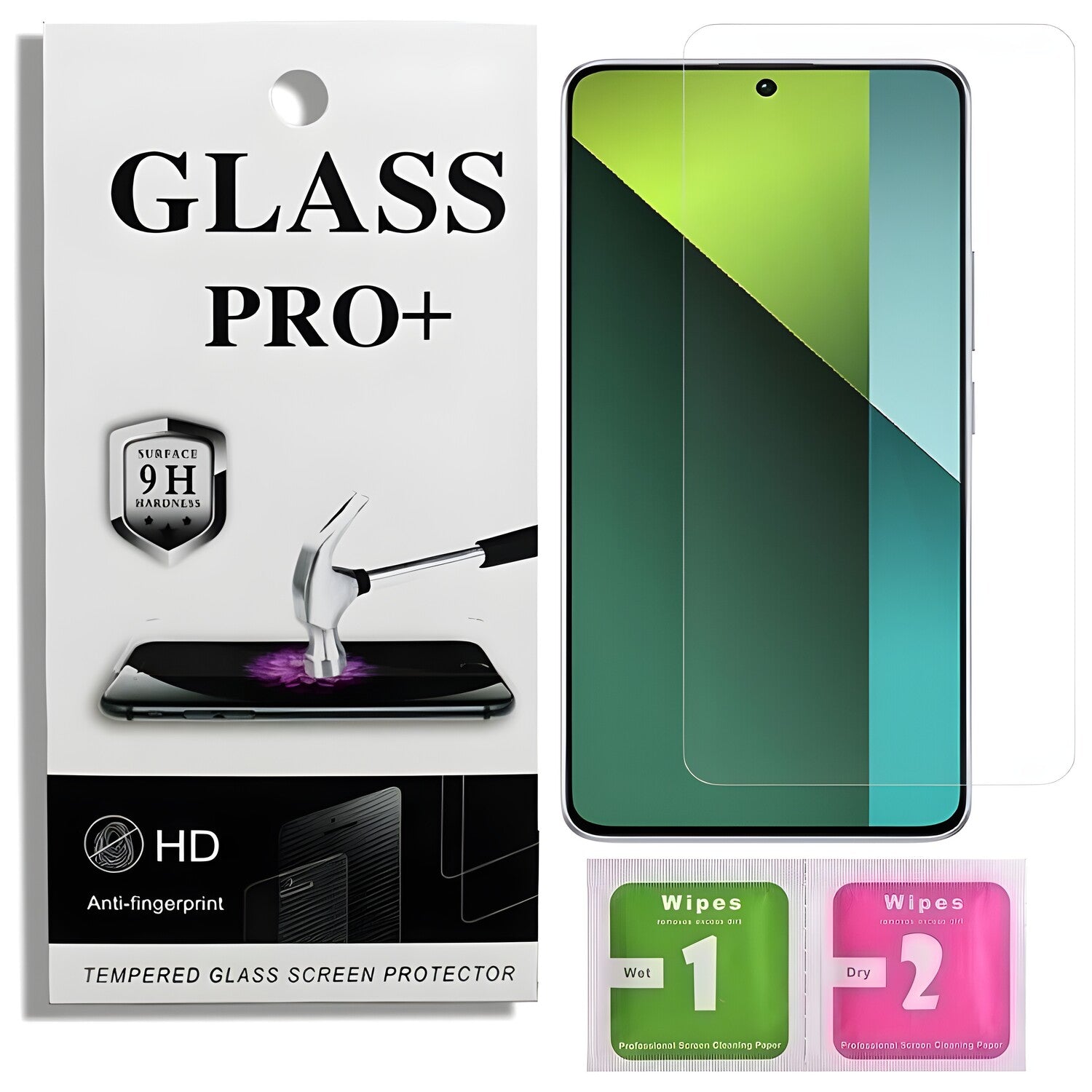 Prémično zaštitno staklo 9D Izmael za Xiaomi Redmi Note 13 5G - Prozirna KP33693