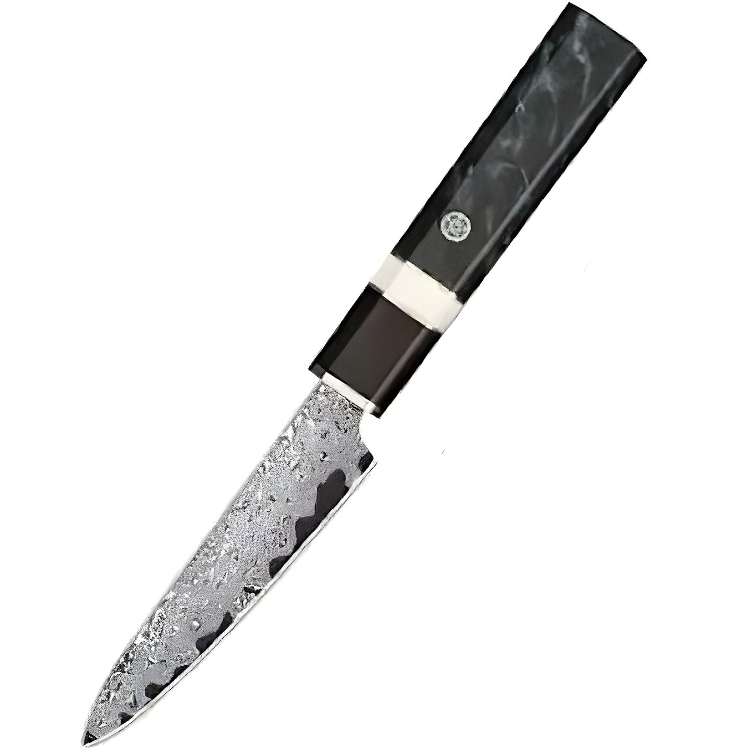Damaskovski kuhinjski nož ZE-37497 - Utility / Zelena / Crna KP37497