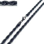 Muški Lanac - Crna / 50 cm / 4 mm KP32991