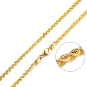 Muška Ogrlica - Zlatna / 50cm / 2mm KP34722