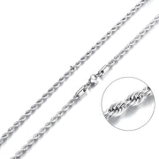 Muška Ogrlica - Srebrna / 40cm / 4mm KP34694